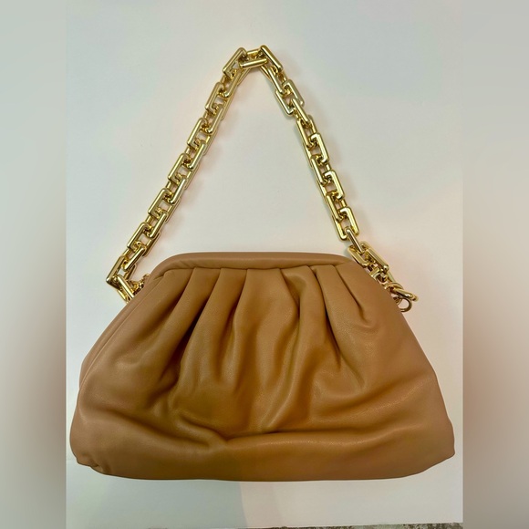 Vici Dolls Beige Gold Shoulder Bag / Clutch - Picture 3 of 3